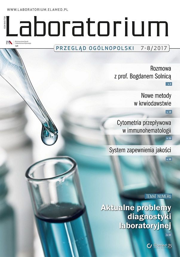 Laboratorium - Przegląd Ogólnopolski wydanie nr 7-8/2017